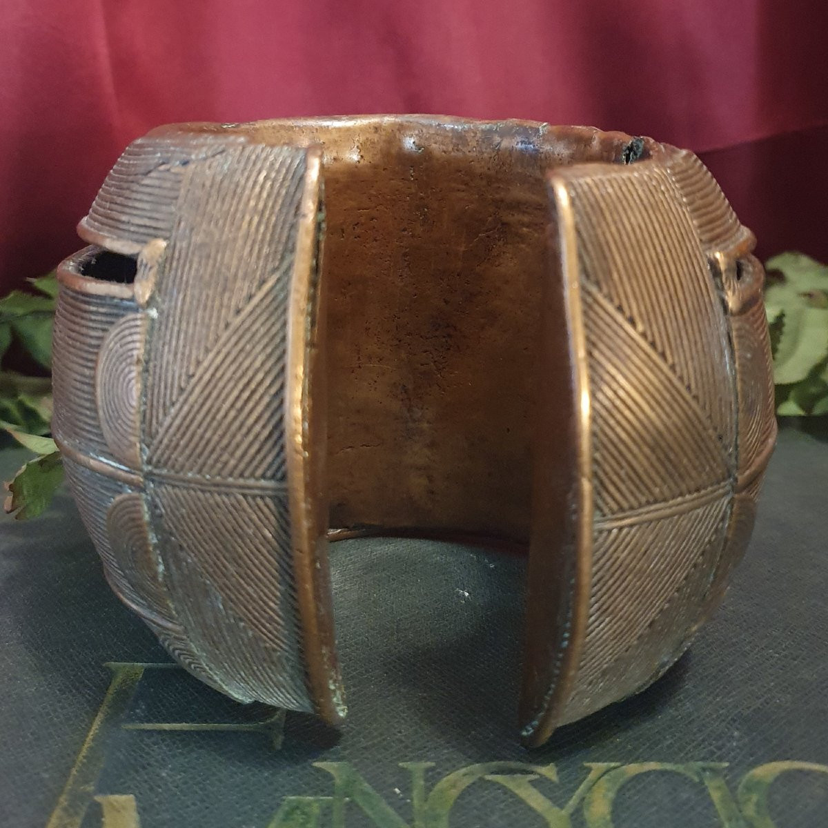 Bracelet dit d'esclave en bronze Afrique Baoulé (Côte d’Ivoire)-photo-3
