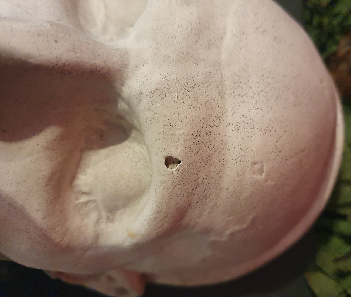 Plaster Death Mask Signed Gherardi, Paris, Late 19th Century-photo-5