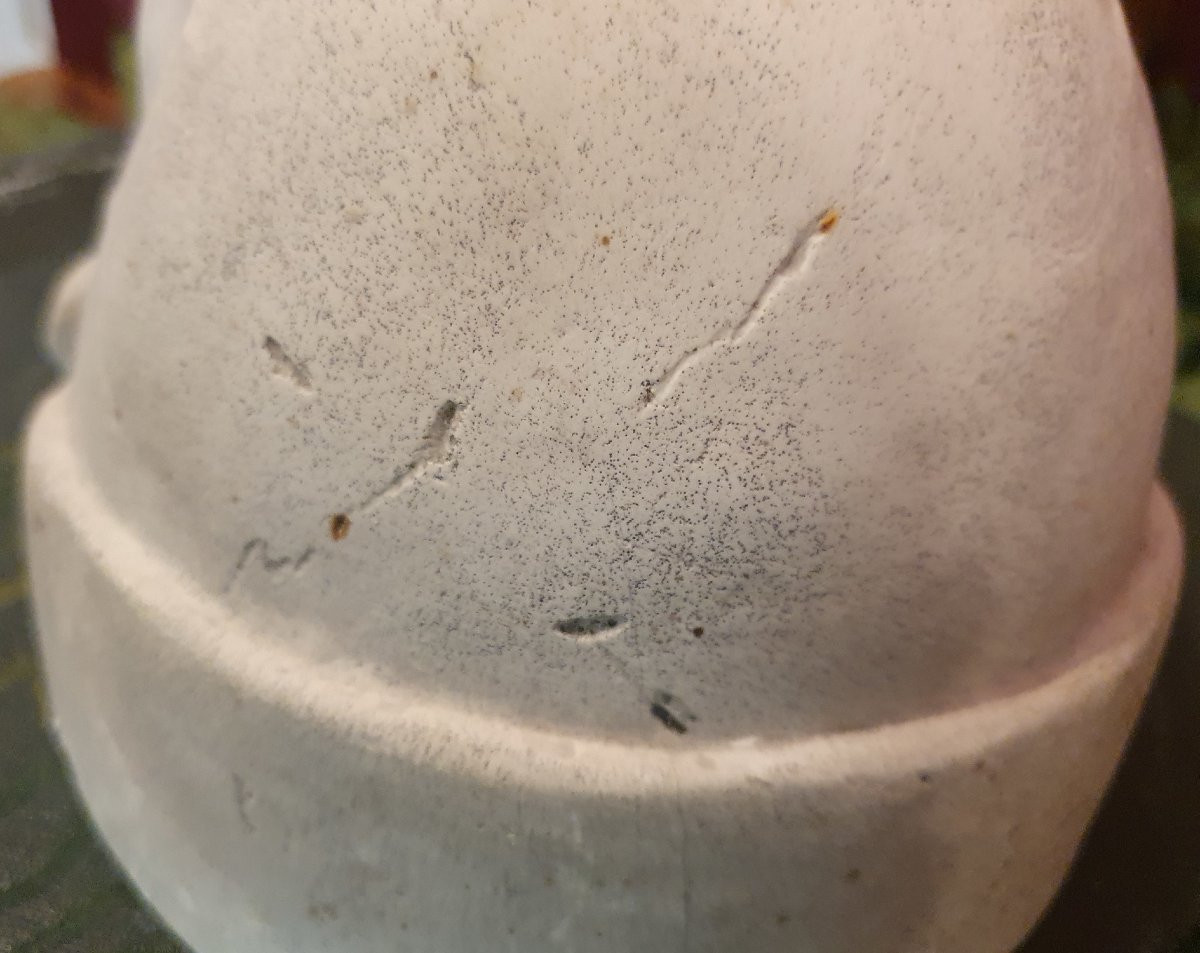 Plaster Death Mask Signed Gherardi, Paris, Late 19th Century-photo-7