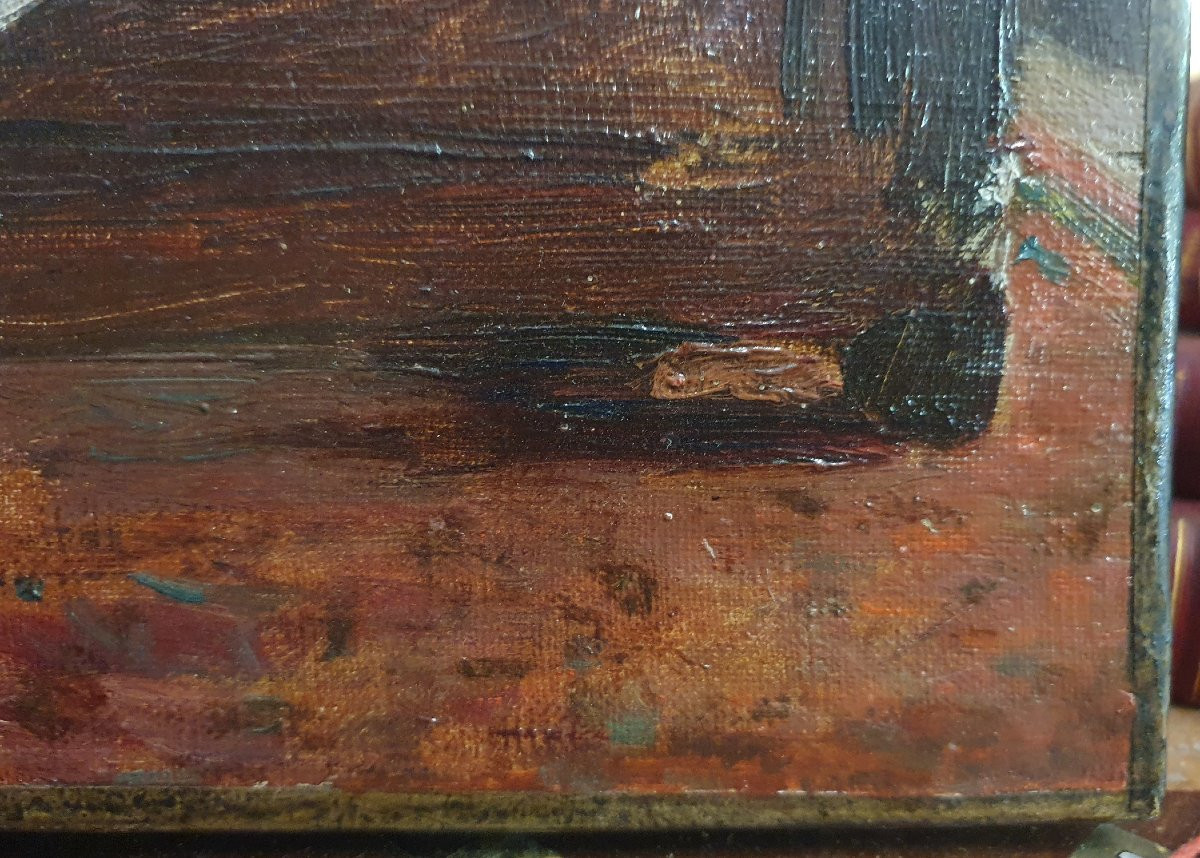 Scène post-mortem d’un haut personnage masculin – école française, fin XIXᵉ siècle-photo-3