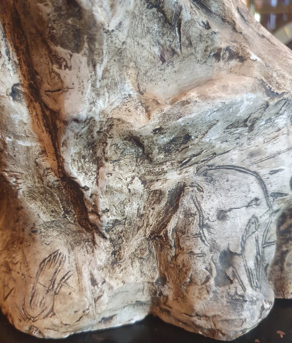 Plaster Sculpture, Vampire Figure, 20th Century-photo-5