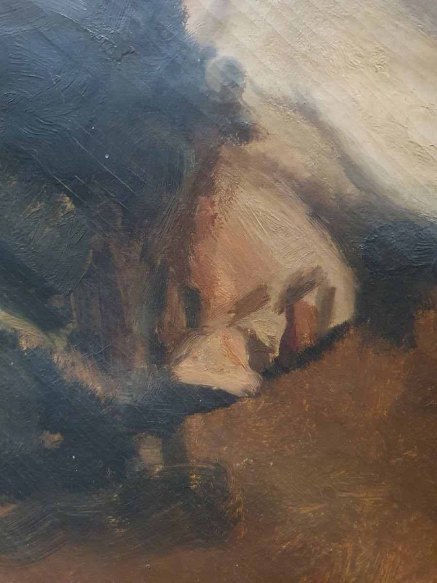 Femme nue allongée par Johannes Hendrikus Jurres (1875–1946)-photo-3