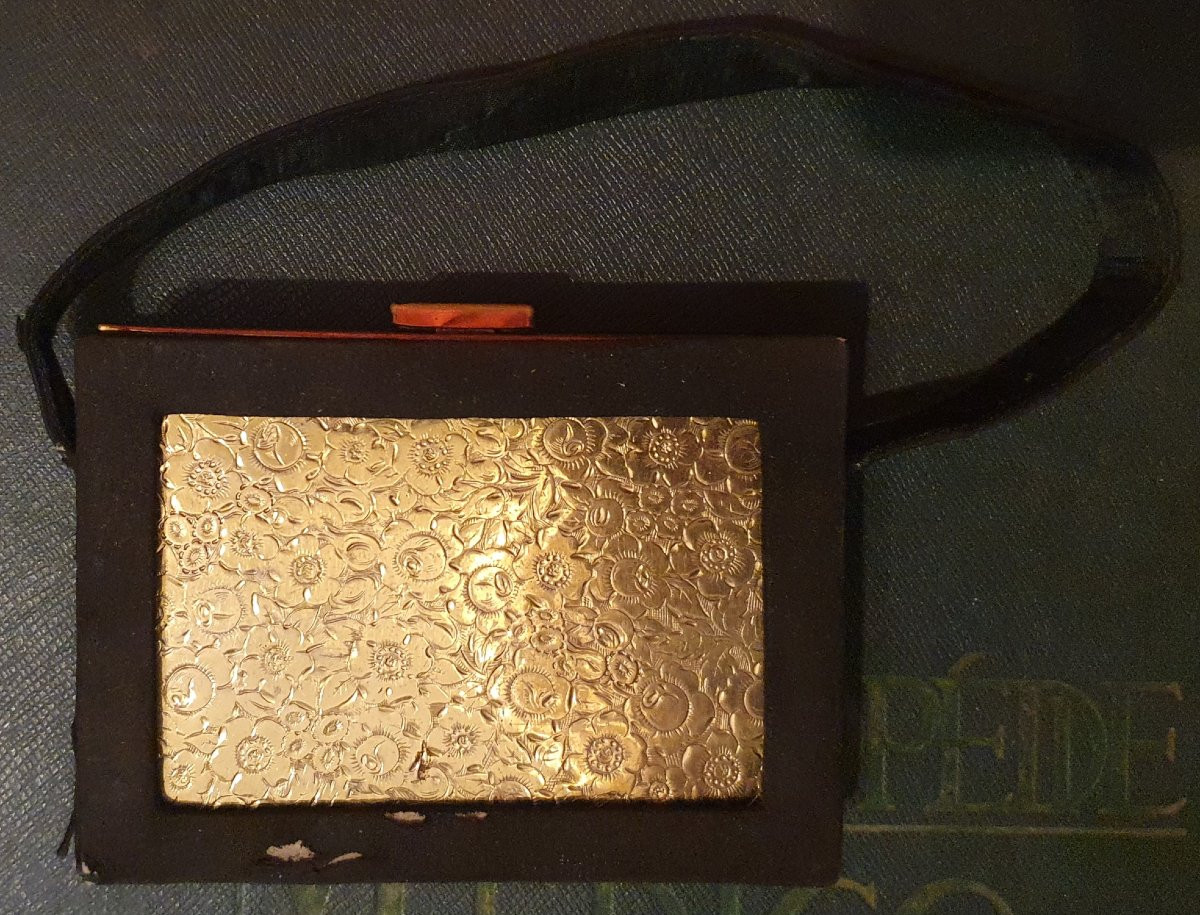 Minaudière And Clutch Bag, Circa 1940-1950-photo-2