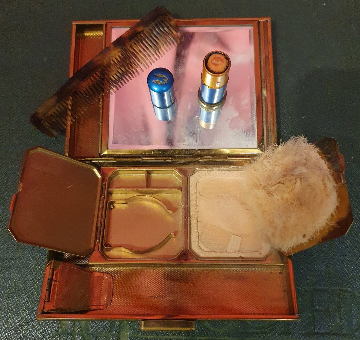 Minaudière And Clutch Bag, Circa 1940-1950-photo-5