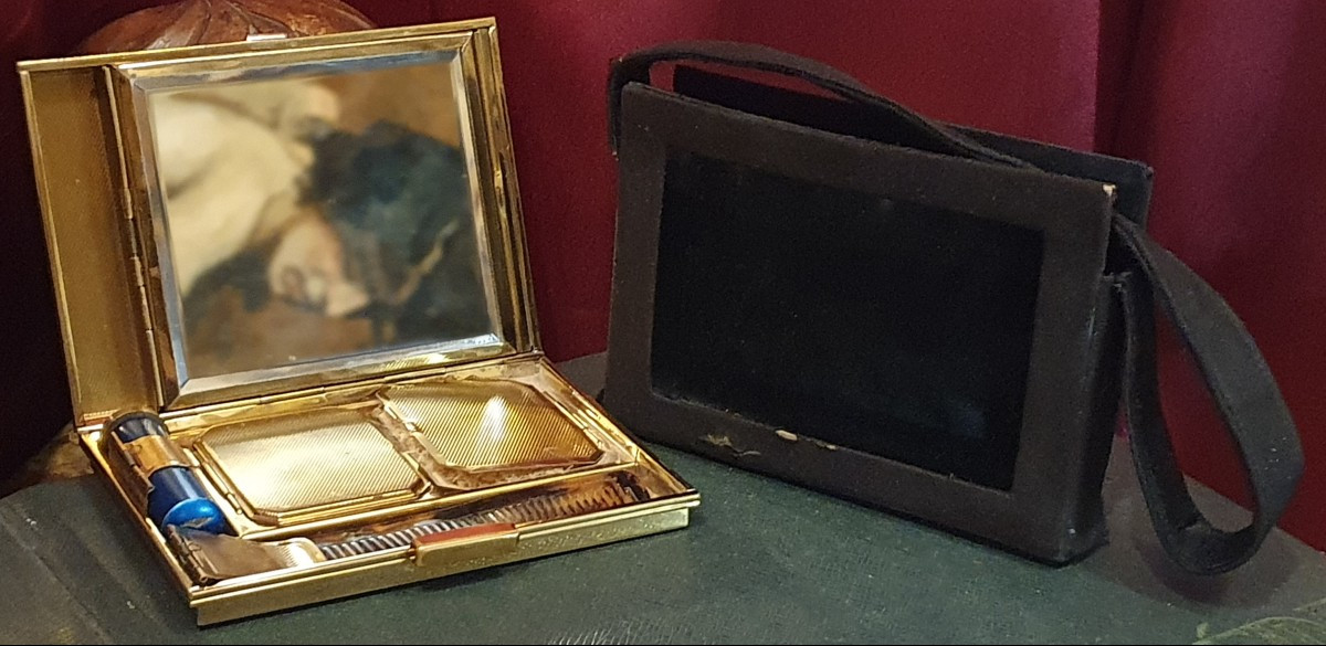 Minaudière And Clutch Bag, Circa 1940-1950