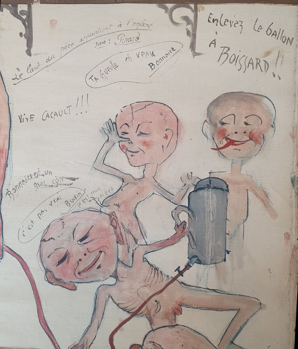 Medical Curiosity, Painting For The Doctors’ Lounge In Honor Of Dr. émile Cacault, Paris, 1904-photo-3