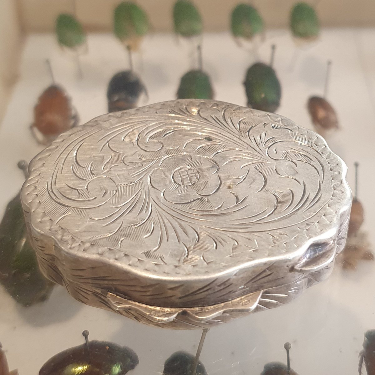 Boîte polylobée en argent 800, probablement Italie, circa 1890-1910-photo-2
