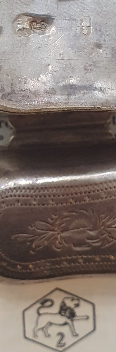 Boîte à priser argent Hollande (Schoonhoven), atelier veuve Hermanus Jacobus van Halteren, 1874-photo-8