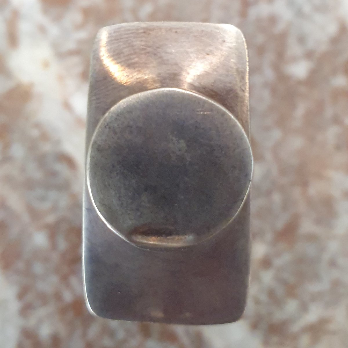 Flacon à parfum en verre et argent, Mexique, circa 1950 / 1970-photo-2