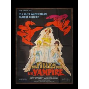 Affiche Du Film Italien «des Filles Pour Un Vampire» Piero Regnoli - illustration BELINSKY