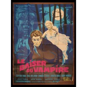 Poster For The British Film “the Kiss Of The Vampire” By Don Sharp – Illust: Guy Gérard Noël