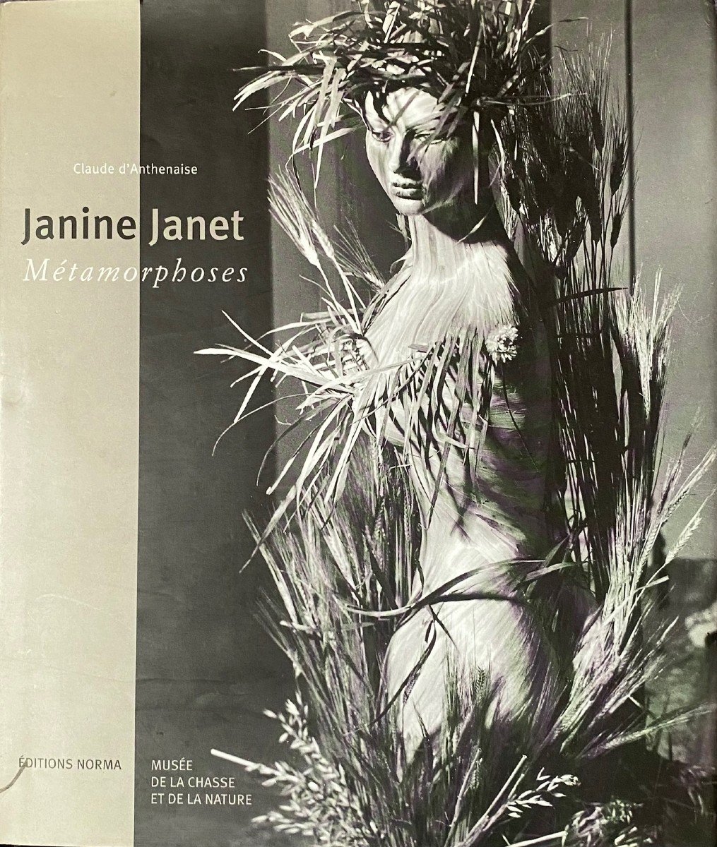 Masque De Faune - Oeuvre Rare De Janine Janet - Années 1950-photo-4
