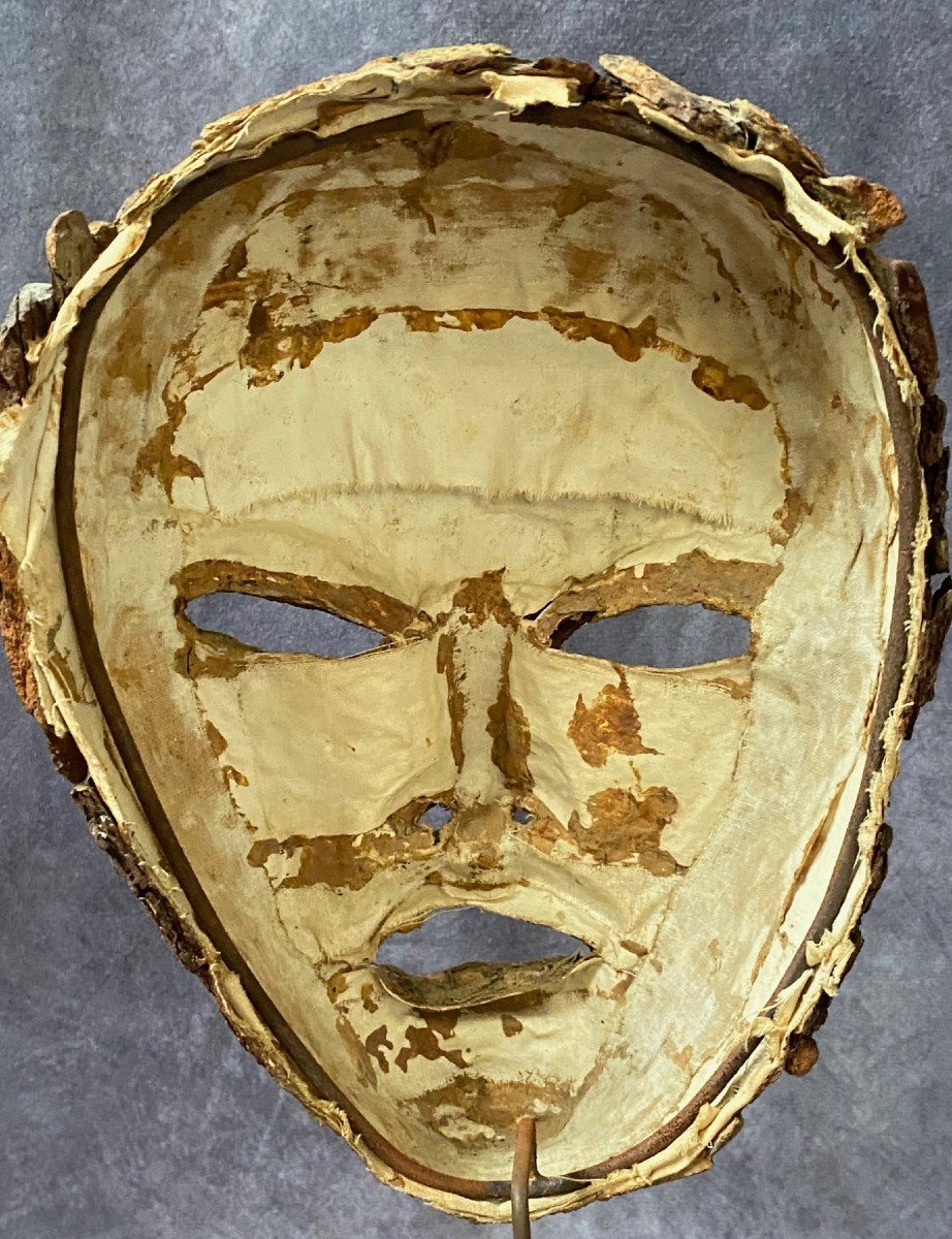 Masque De Faune - Oeuvre Rare De Janine Janet - Années 1950-photo-8