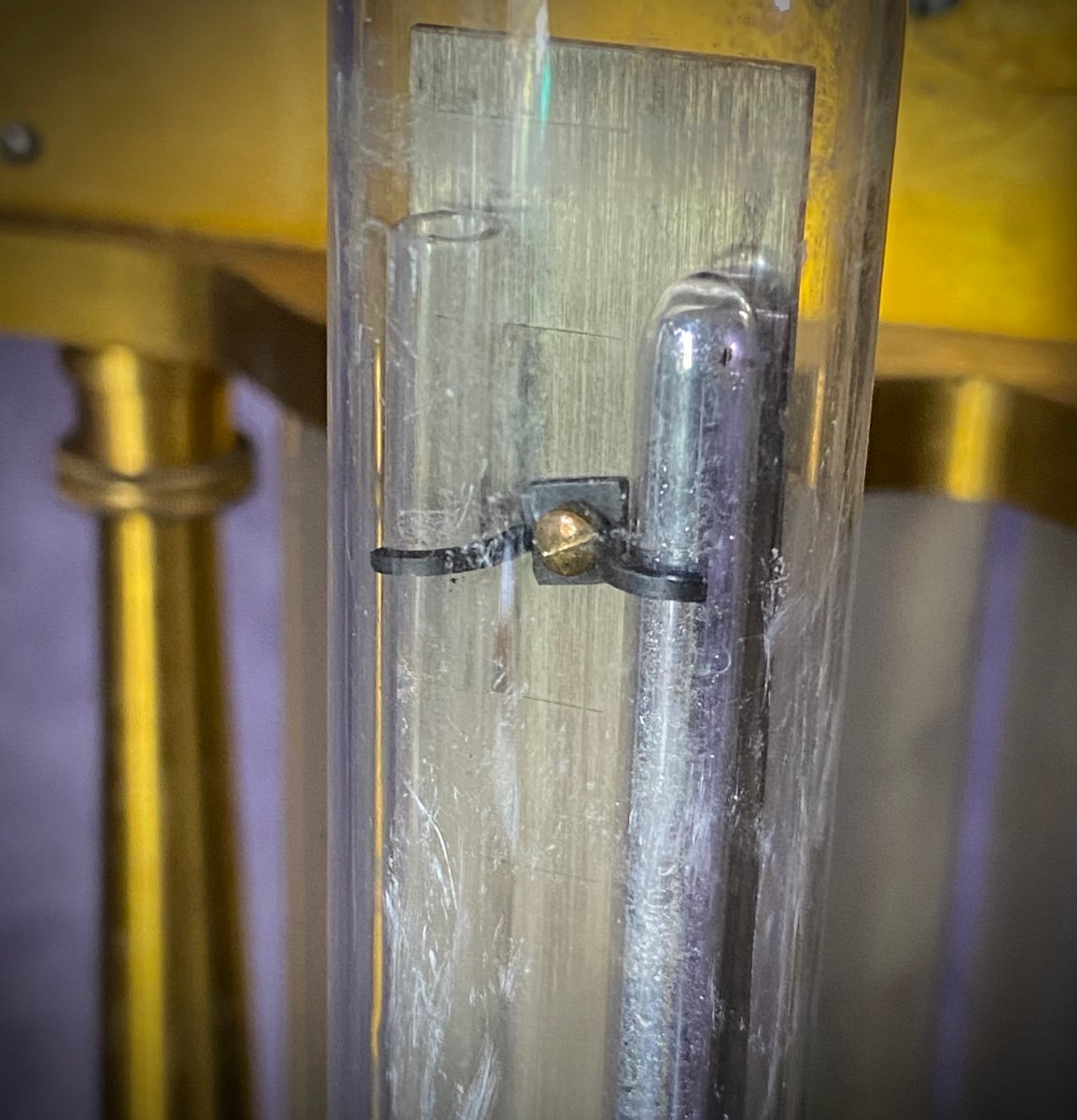  Antique Pompe à Vide Pour Expériences De Physique, Complète Et Fonctionnelle-photo-3