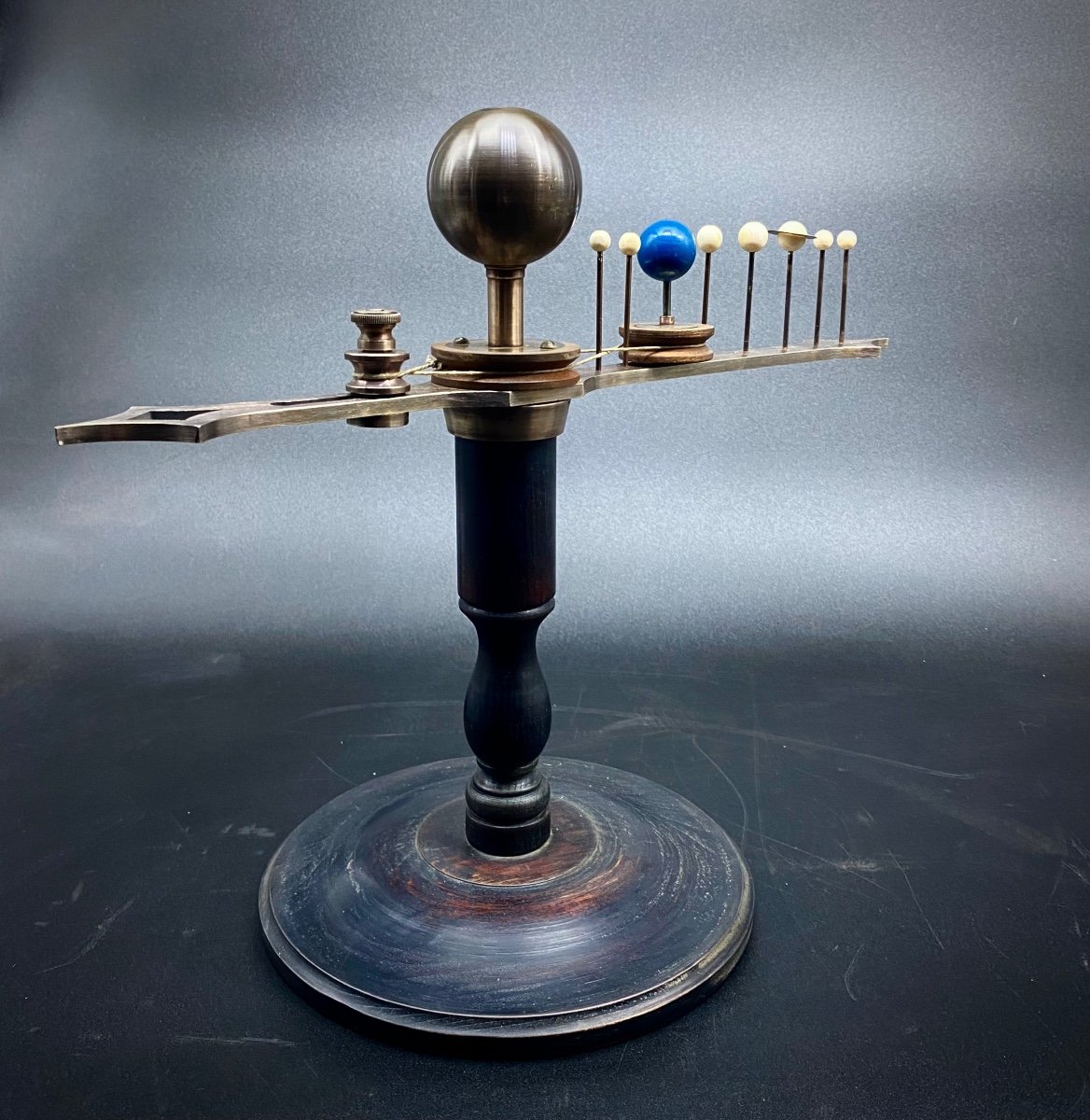 Rare Planetaire Orrery Signe' Henri Robert - Paris --photo-2