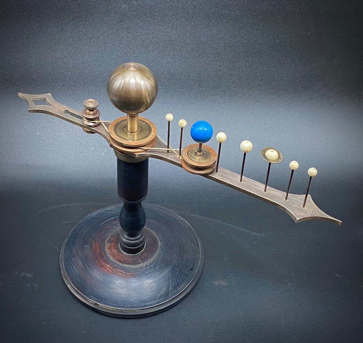 Rare Planetaire Orrery Signe' Henri Robert - Paris -