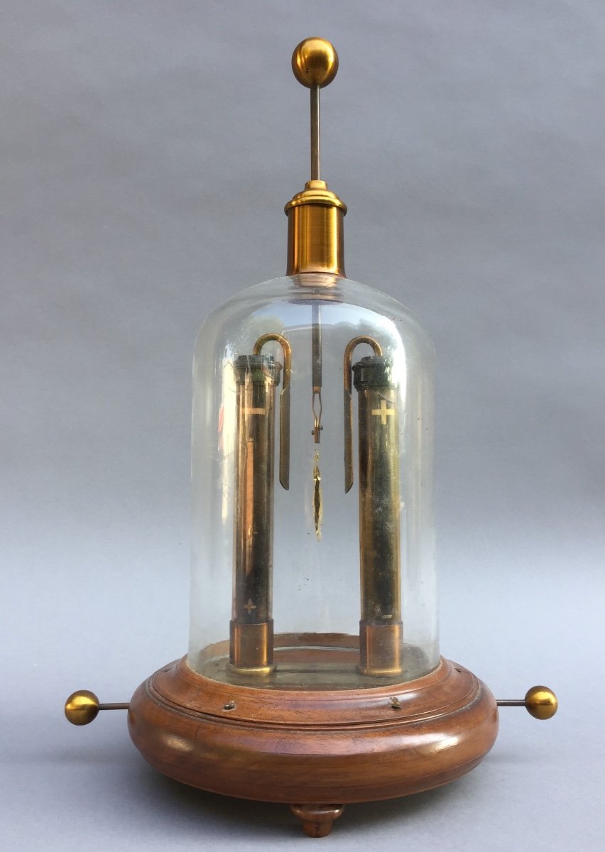 Antique Bohnenberger Zamboni Battery Electroscope - 19th Century Italy - Very Rare!-photo-1