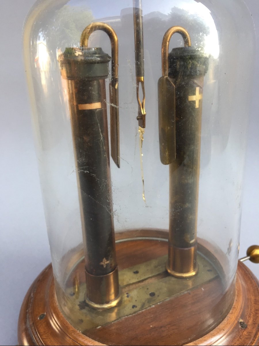 Antique Bohnenberger Zamboni Battery Electroscope - 19th Century Italy - Very Rare!-photo-2
