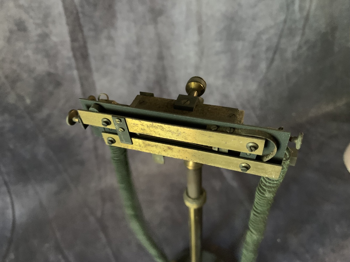 Instrument scientifique ancien pour expériences thermiques, appelé « thermopile », signé Dubosq-photo-2