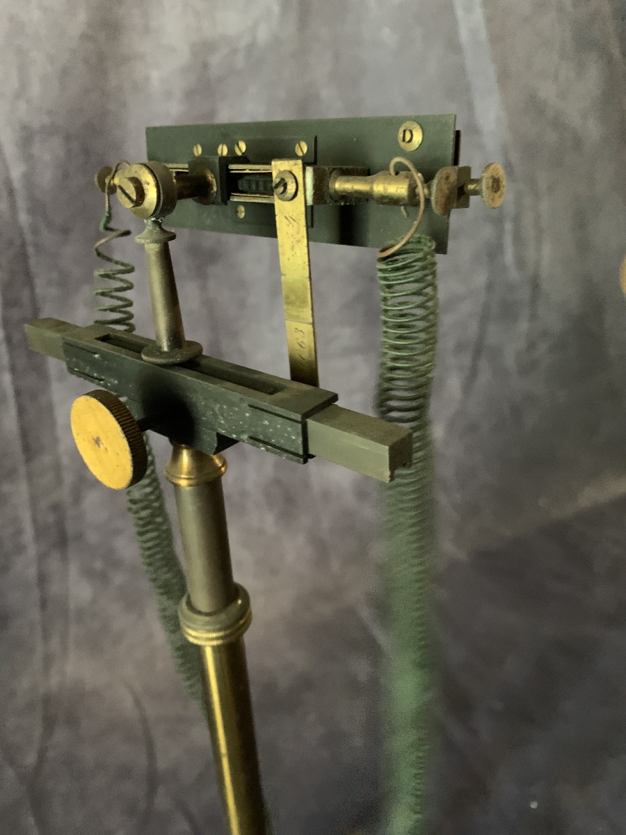 Instrument scientifique ancien pour expériences thermiques, appelé « thermopile », signé Dubosq-photo-4
