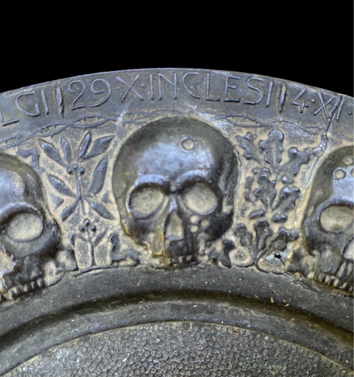 Plaque Memento Mori en métal commémorant  les victimes de chaque pays impliqué dans la WWI-photo-2