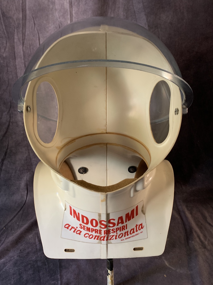 Vintage "space Age"-style Respirator Helmet—italy, 1970s.-photo-2