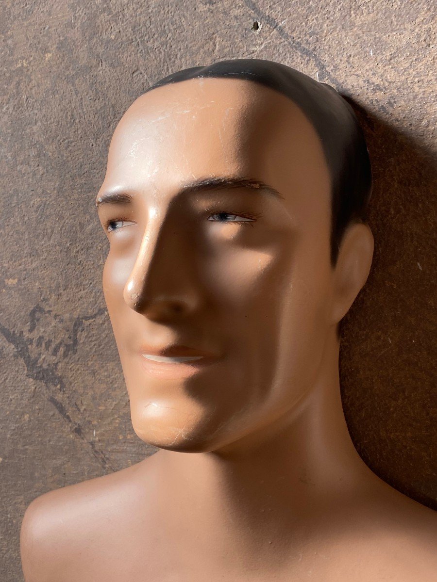 Celluloid Display Busts From An Old 1930s-1940s Shop