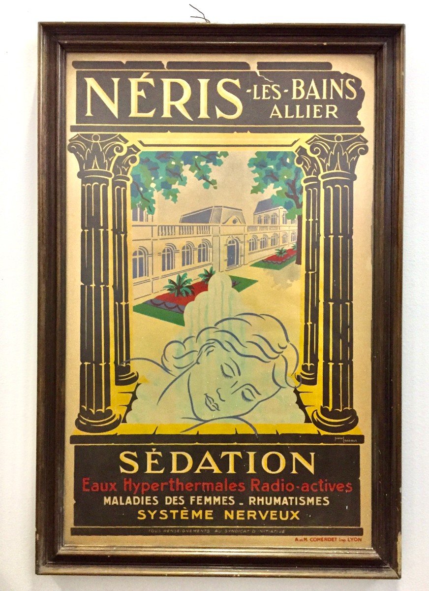 Radioactive Thermal Waters French Poster