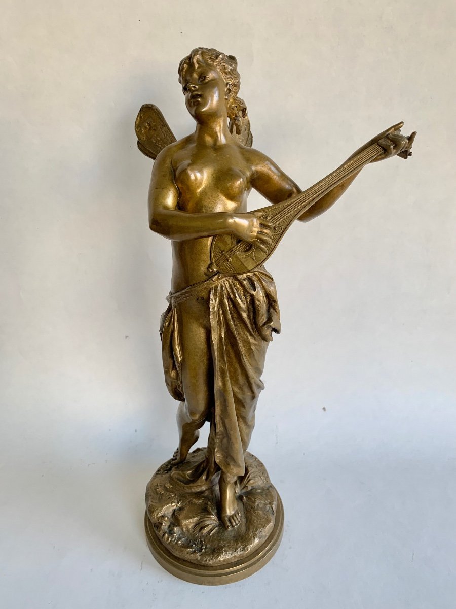 Wagner, Bronze Sculpture Of A Nymph-photo-3