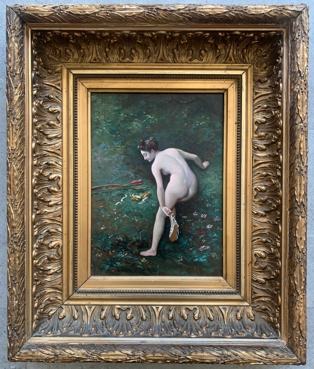 Painting Diana In The Bath