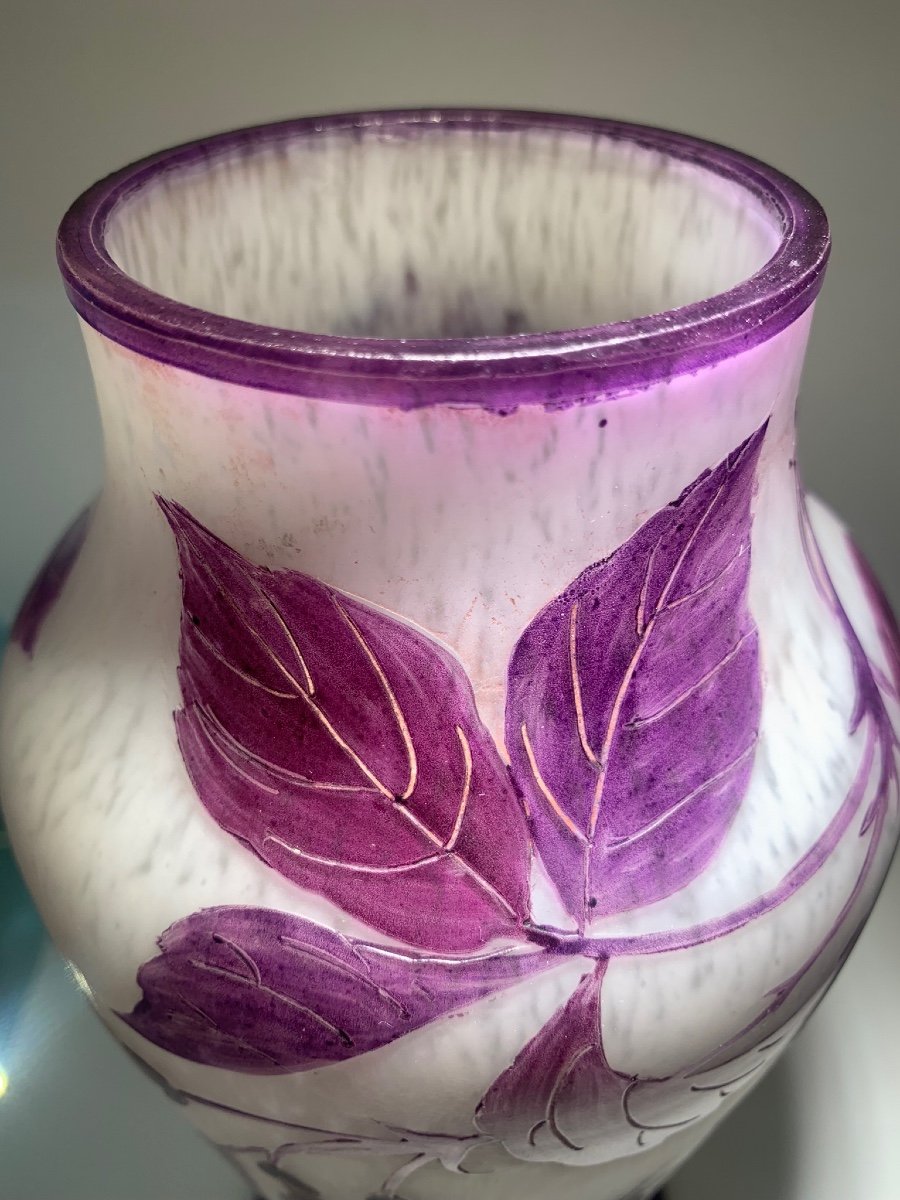 D’argyl Vase Decorated With Fuchsias-photo-3