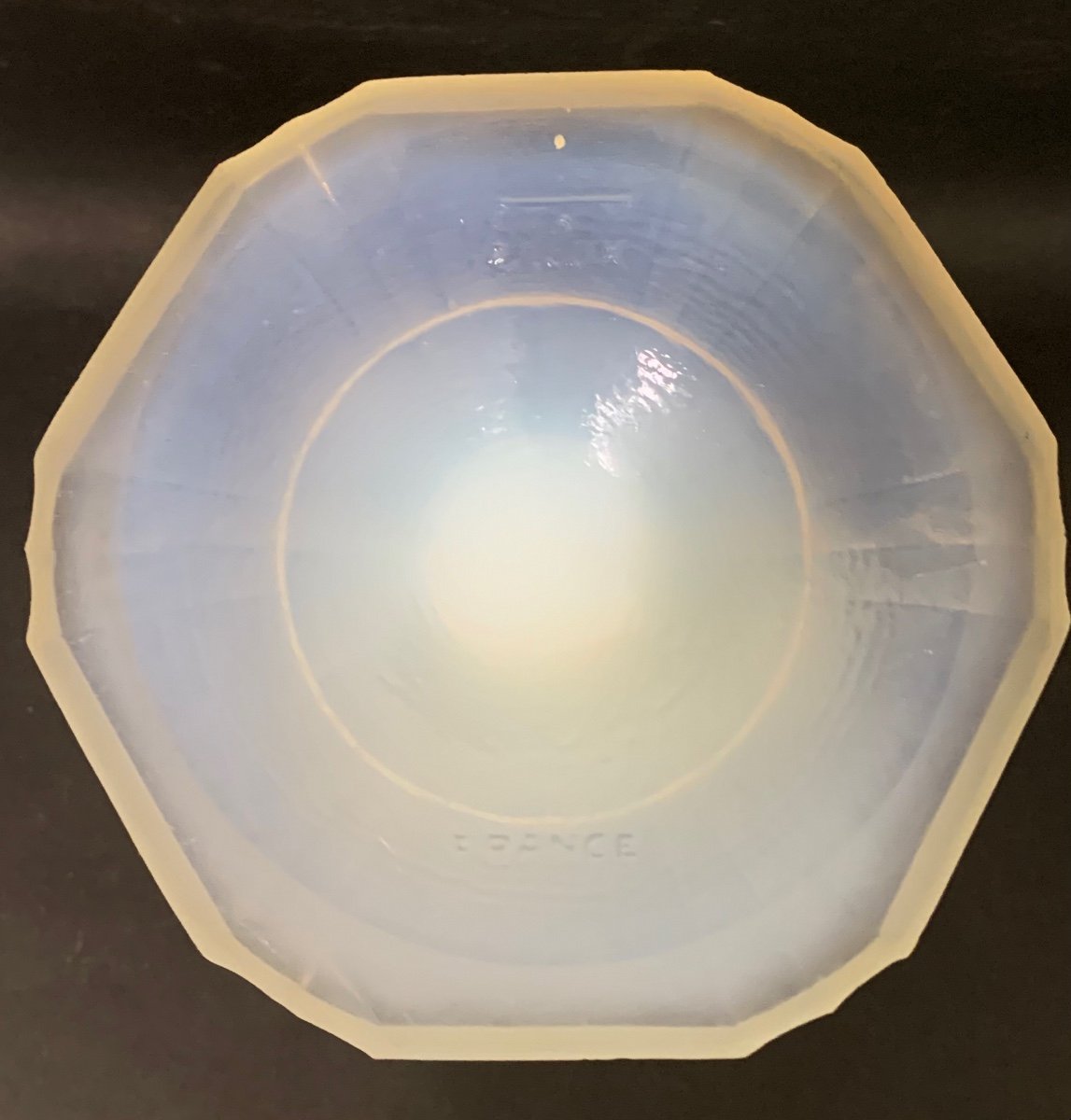 Verlux, Vase Opalescent à Décor Des Raisins -photo-6