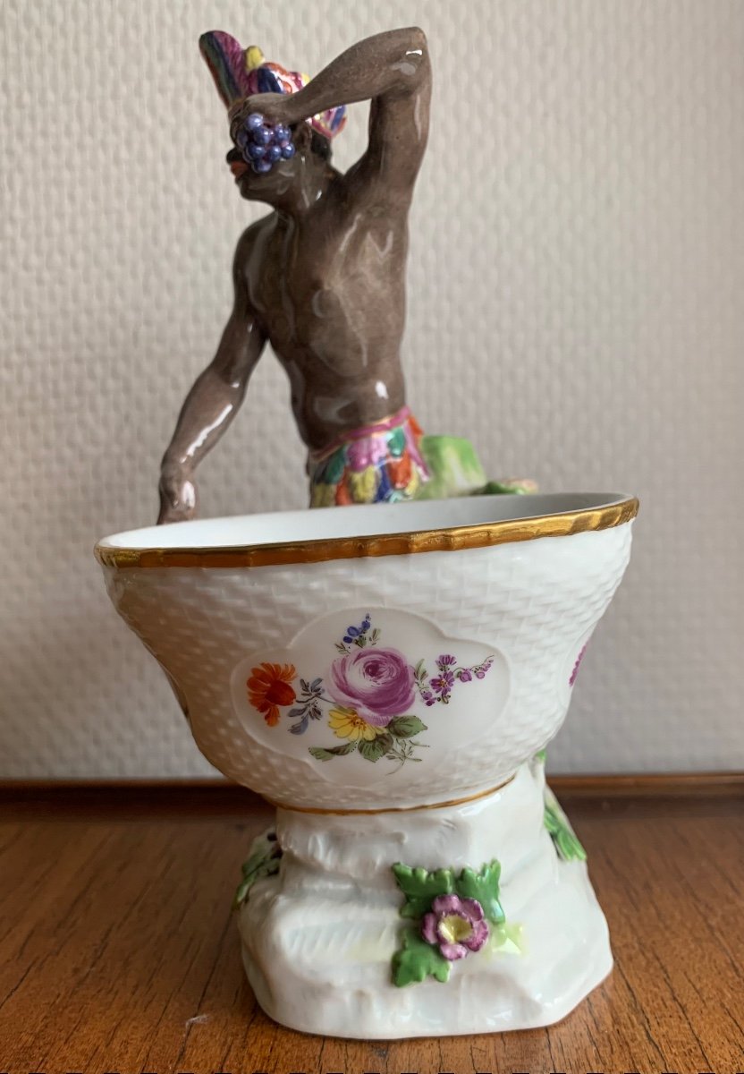 Meissen - Mohr An Dose Figure-photo-4
