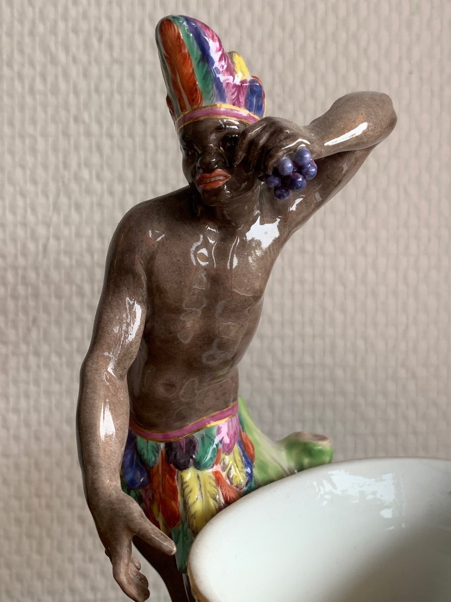 Meissen - Mohr An Dose Figure-photo-2