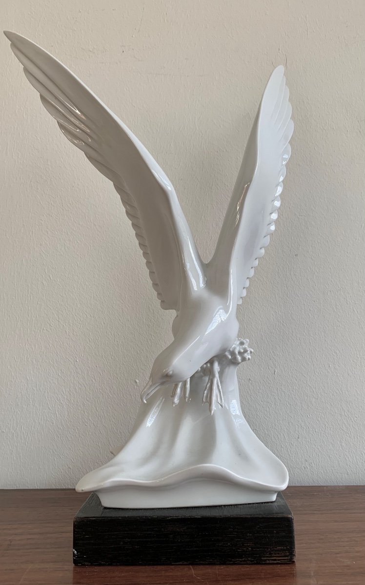 Meissen - Porcelain Figure Seagull-photo-2
