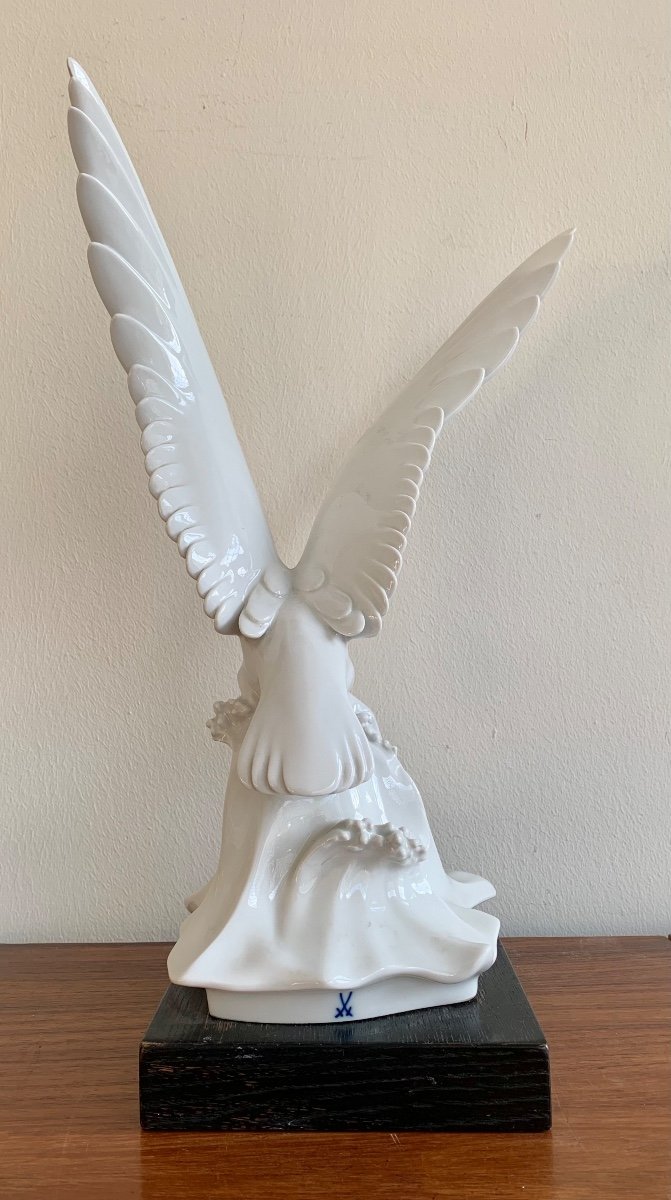 Meissen - Porcelain Figure Seagull-photo-4