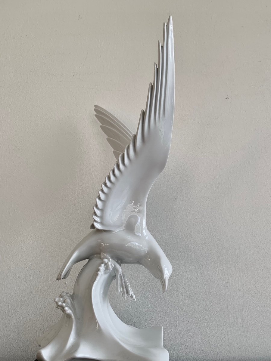 Meissen - Porcelain Figure Seagull-photo-5
