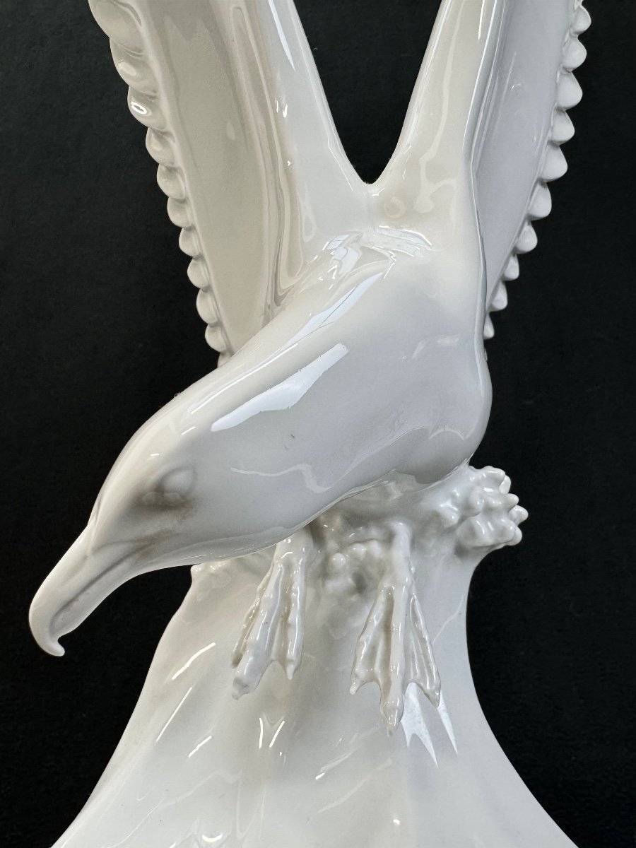Meissen -  Figure en porcelaine Mouette -photo-3