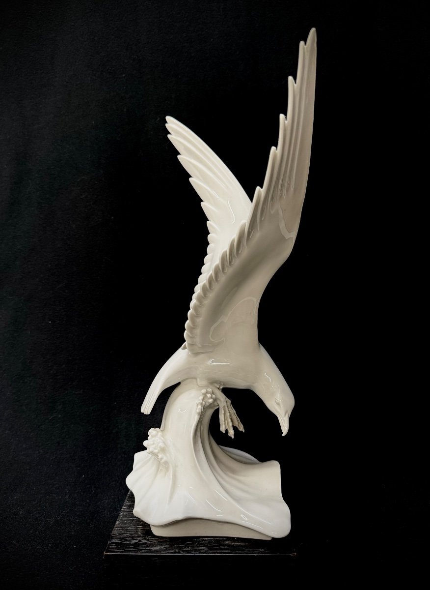 Meissen -  Figure en porcelaine Mouette -photo-5