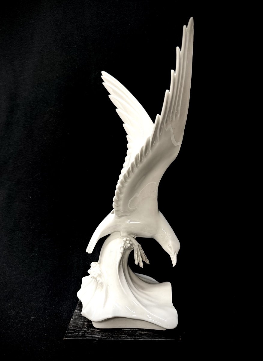 Meissen -  Figure en porcelaine Mouette 