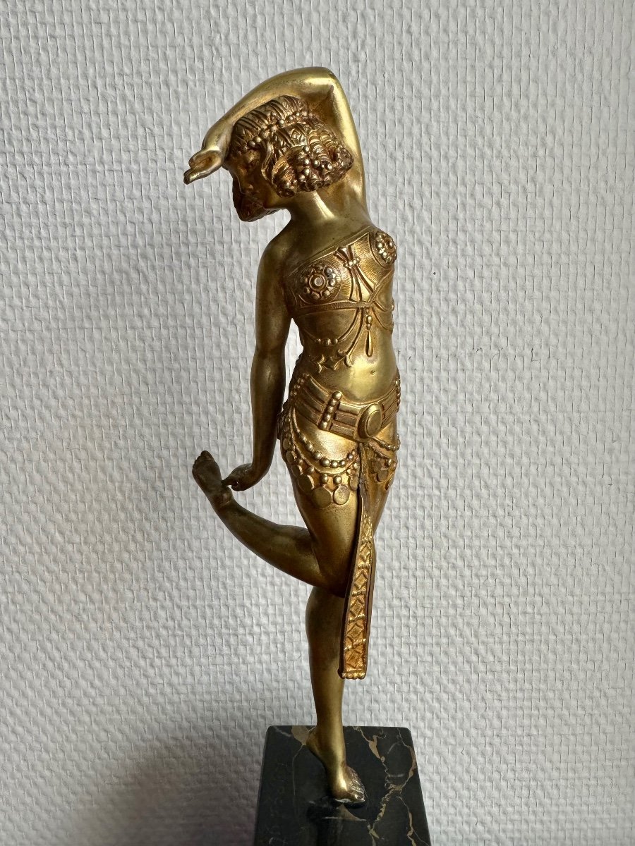Samuel Lypchytz Bronze Sculpture, Javanese Dancer-photo-1