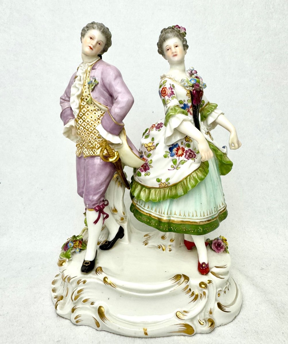 Meissen - Porcelain Group Dancing Couple
