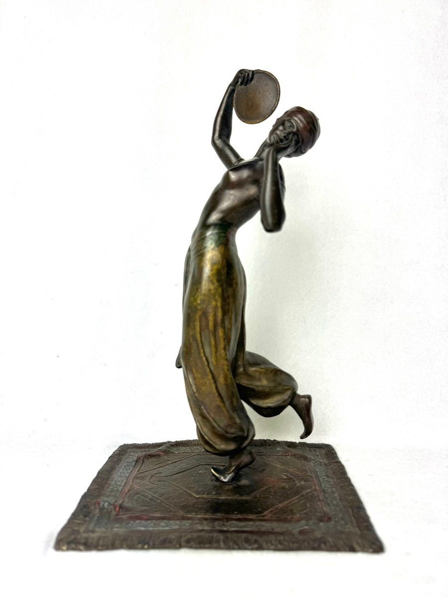 Oriental Dancer In Vienna Bronze 