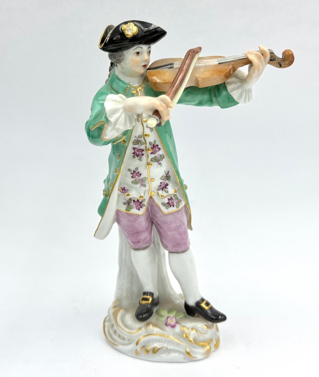 Meissen - Chapelle Galante - Figurine Of A Violinist