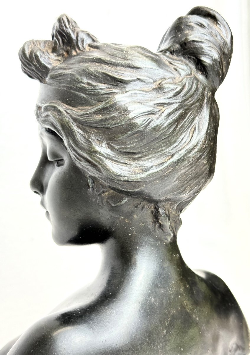Emmanuel Villanis Bronze Bust-photo-1