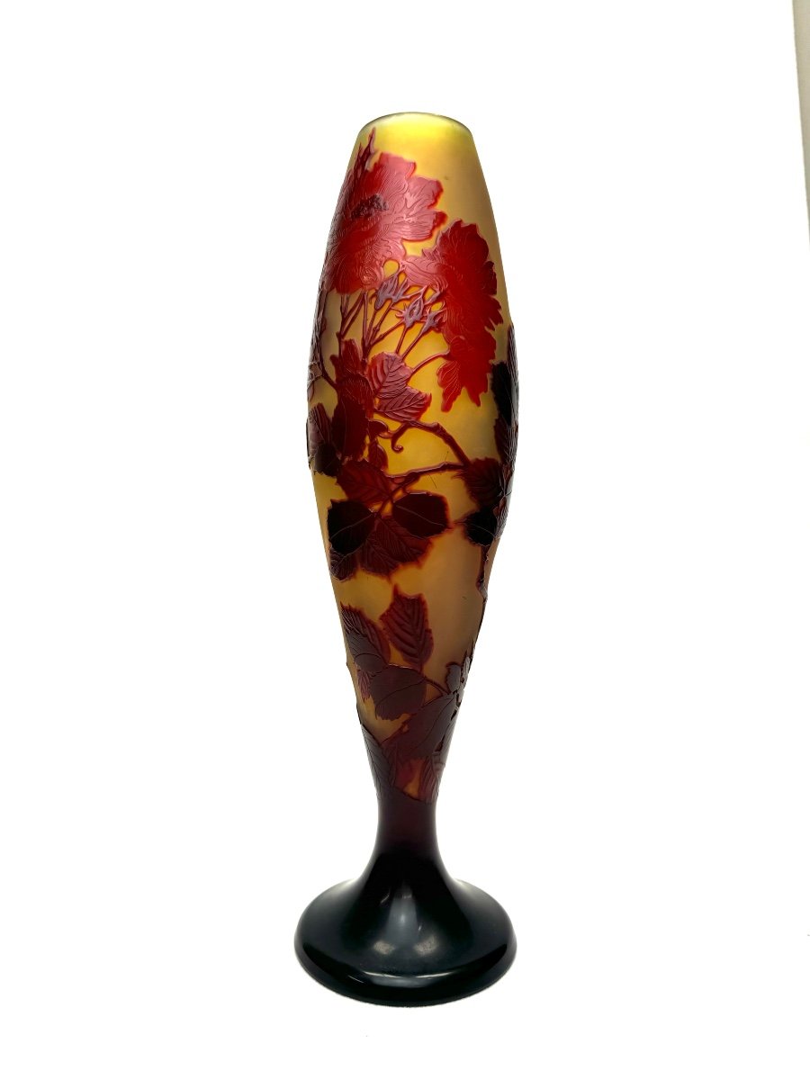 Gallé - Rosier Eglantine Model Vase-photo-7
