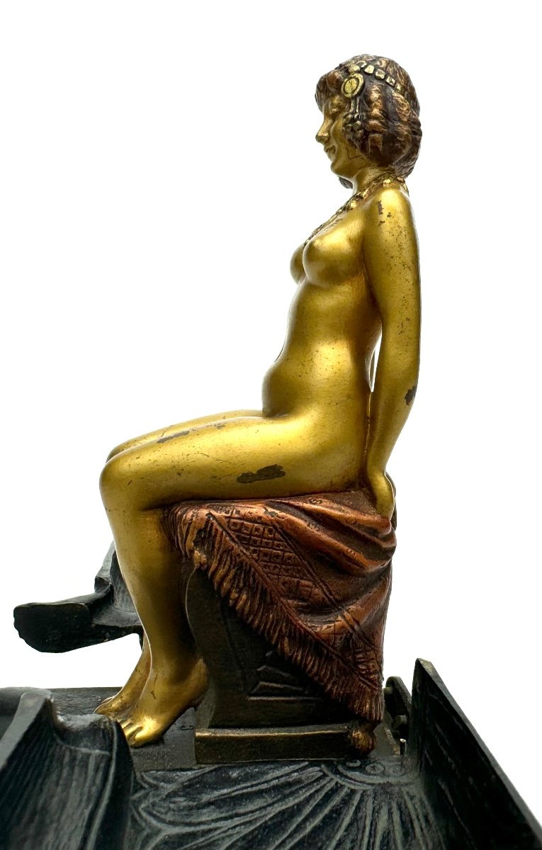 Bergman - Vienna Erotic Bronze Egyptian Deity-photo-4