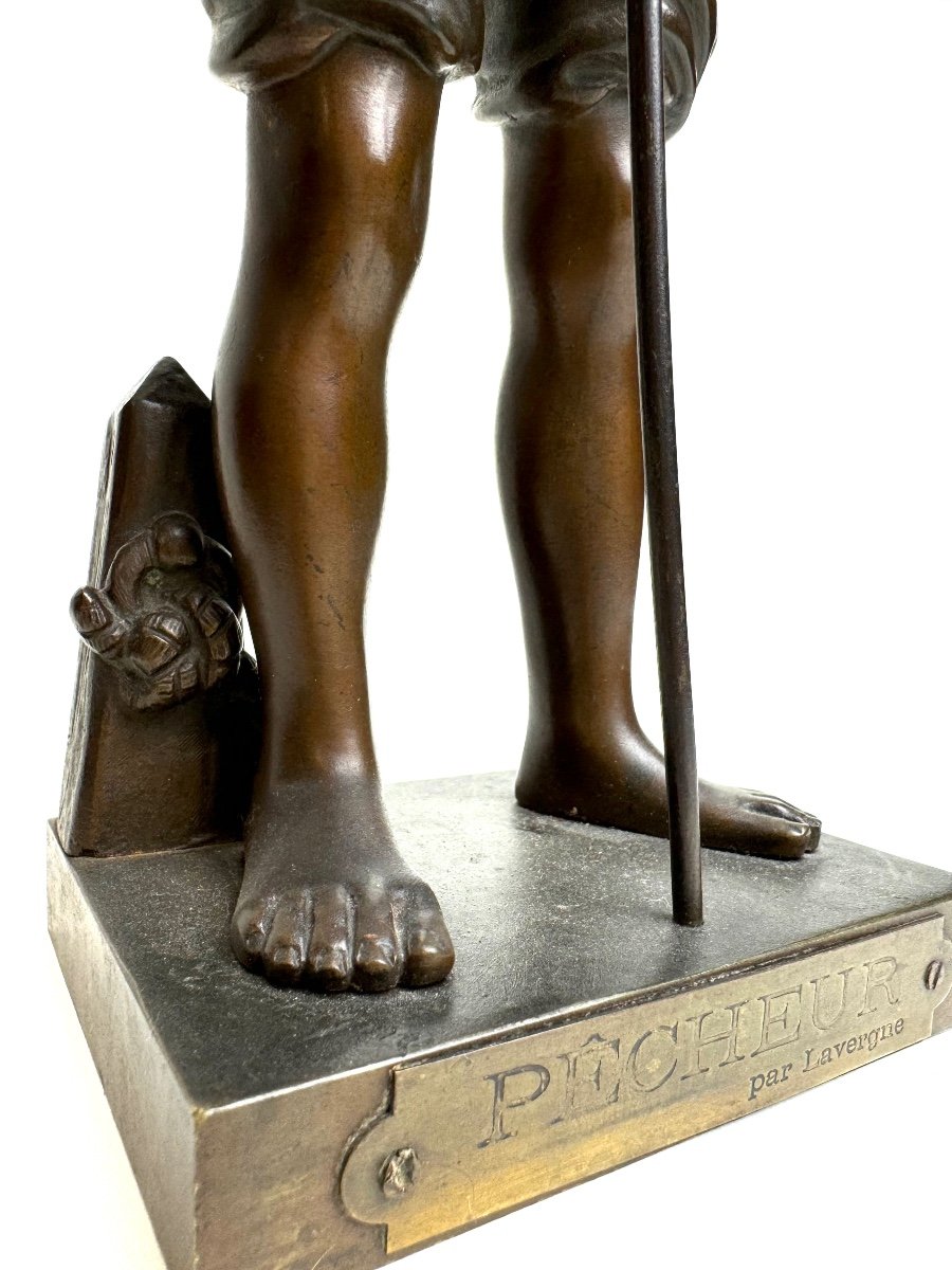 Lavergne, Bronze The Fisherman -photo-6