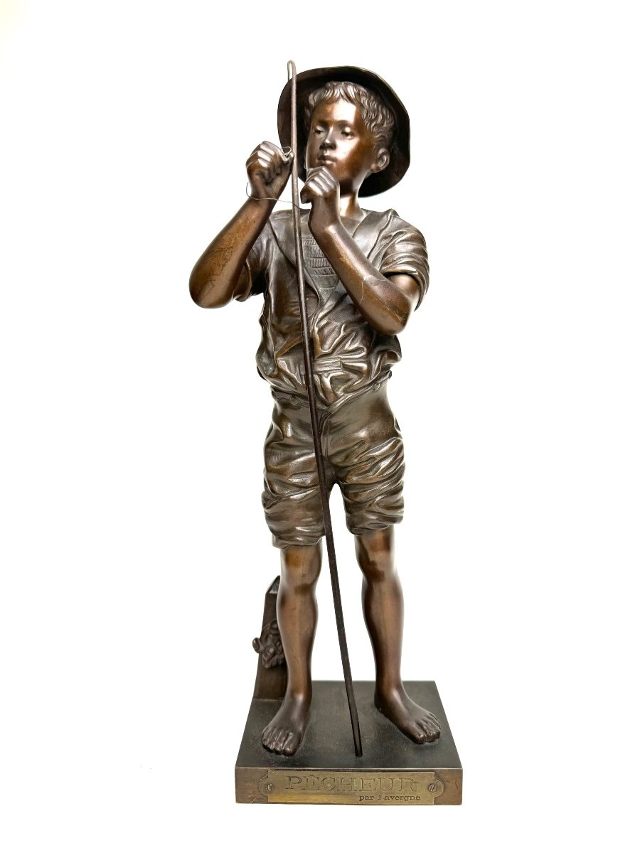 Lavergne, Bronze The Fisherman -photo-7