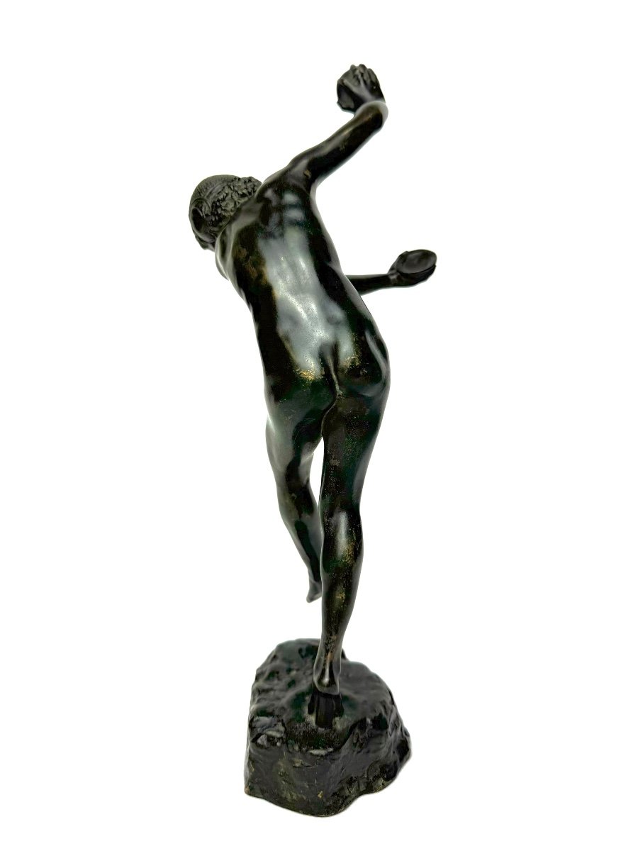 L. Dupuy - Bronze Danseuse Aux Cymbales -photo-4